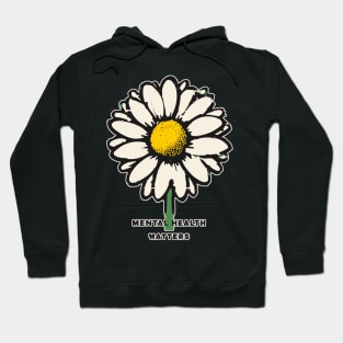 Vintage Mental health matters daisy Hoodie